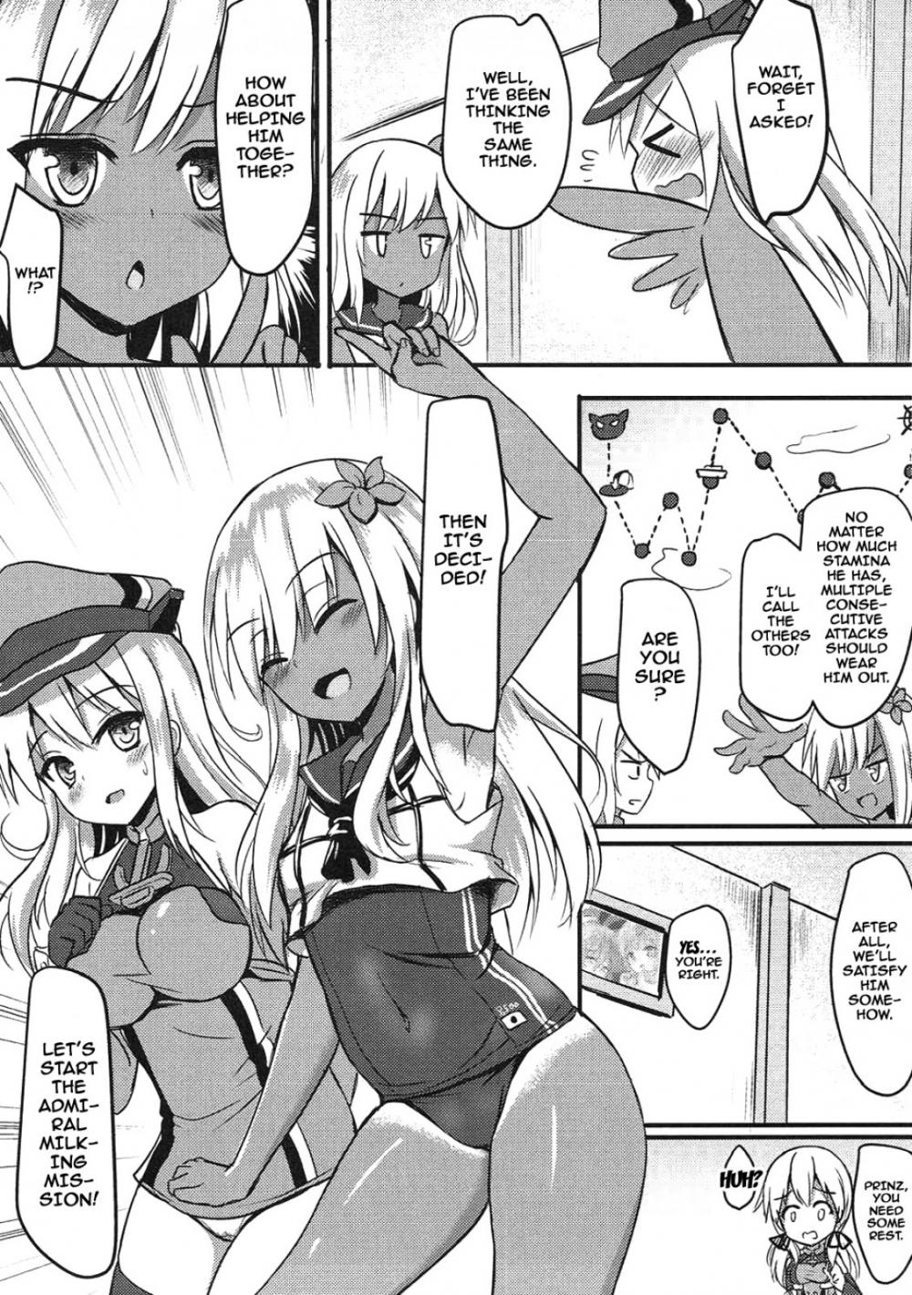 Hentai Manga Comic-The German Ship Girl's Sperm Squeezing Out Plan-Read-12